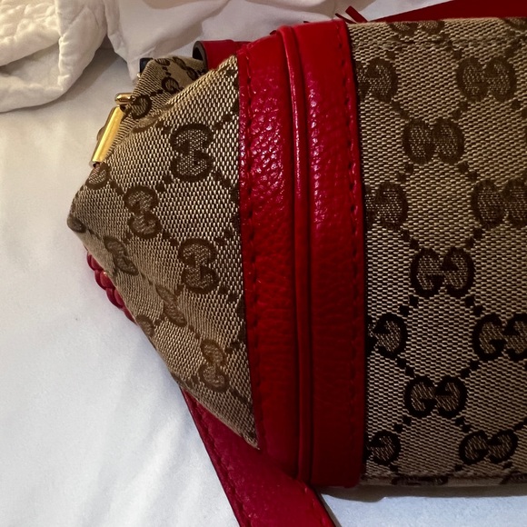 Gucci red leather bag - Picture 7 of 8